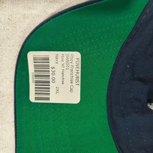 Pinehurst Golf Club Black Embroidered Men's Adjustable Cap 47 Brand New W/Tags - Picture 7 of 7